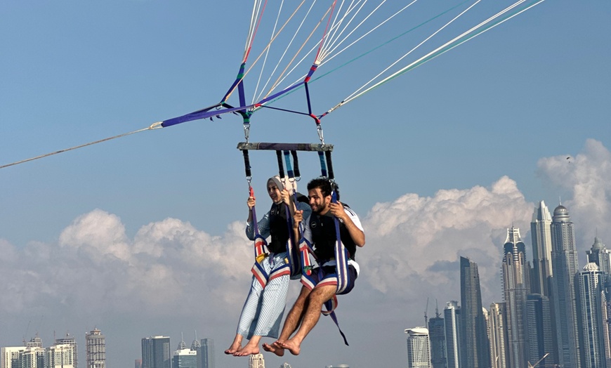 Image 14: Soar Above Dubai's Coastline with 30-Minute Parasailing for One or Two