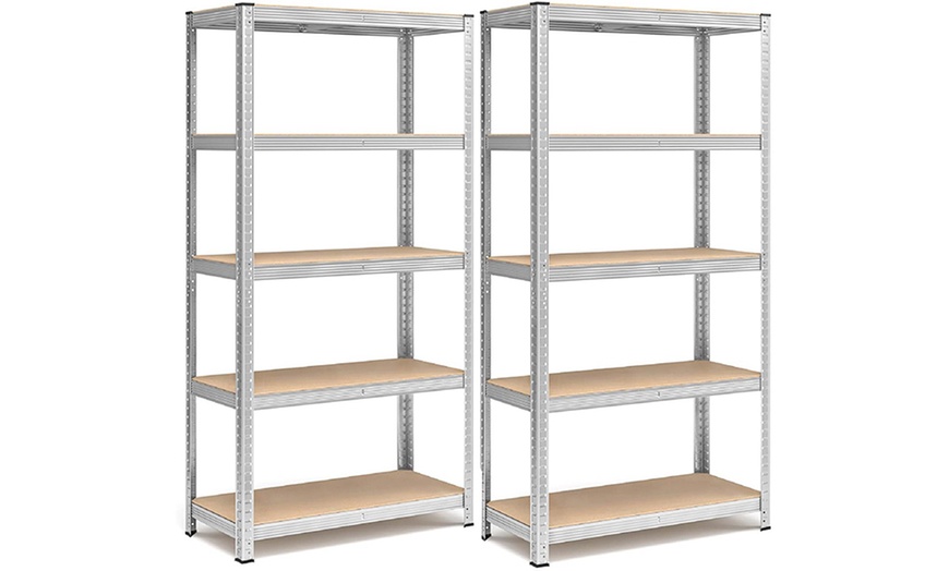 Image 6: Set di 2 scaffali in metallo