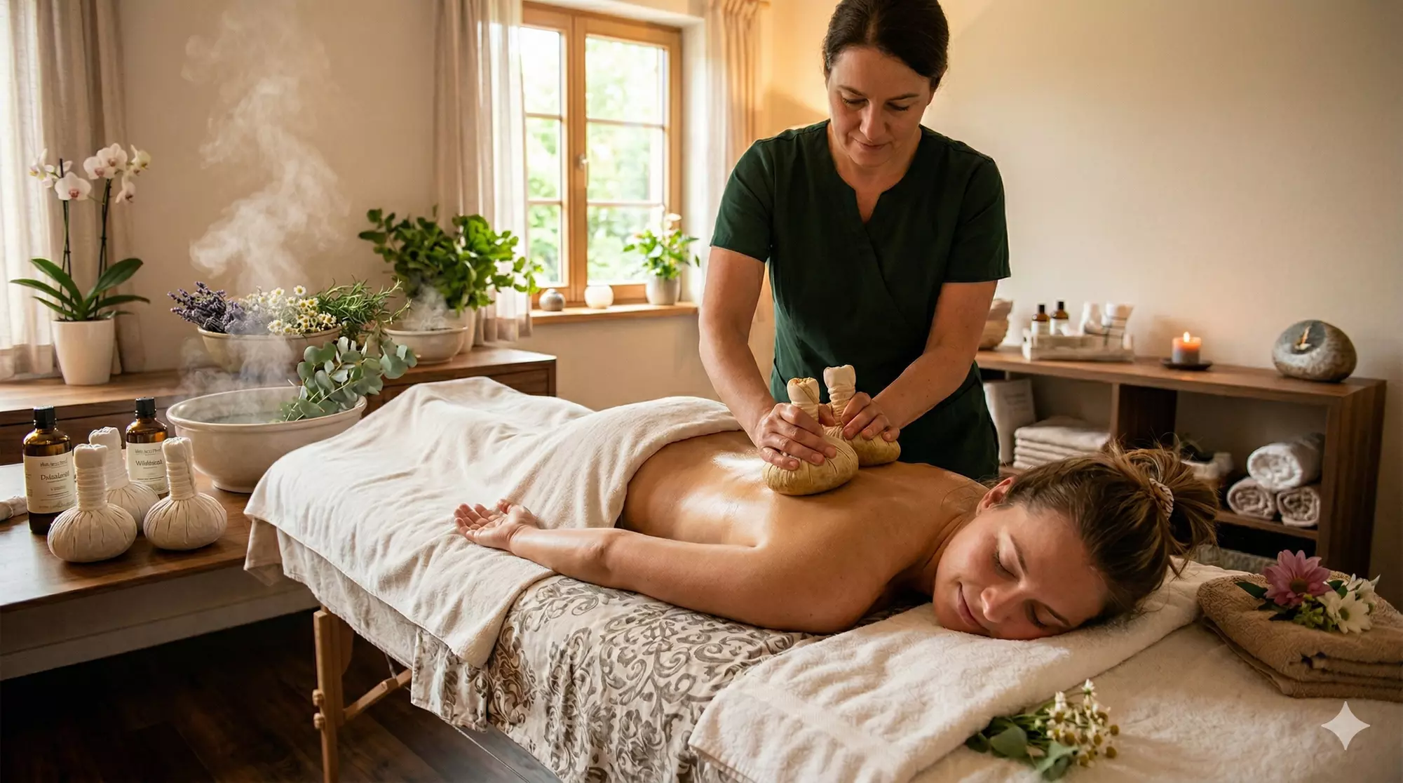 30-45 Min. Kräuterstempel-Massage für pure Entspannung für 1 Person
