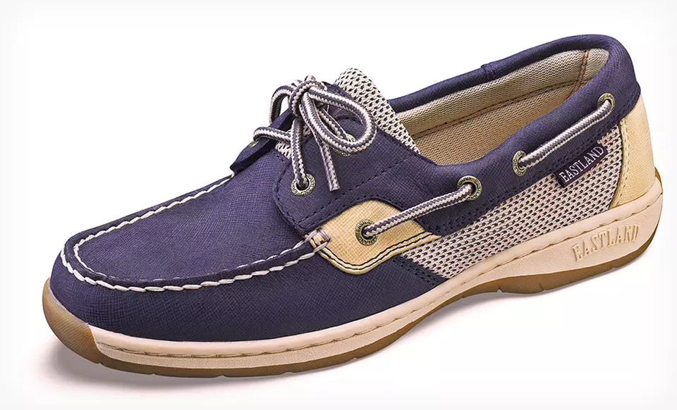 Eastland Women's Solstice Oxford Boat Shoes in Medium and Wide Widths - Second Medium