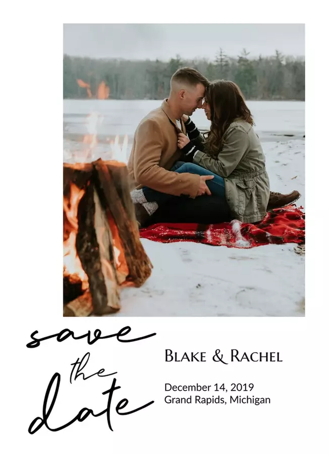 Custom Double-Sided Save the Date Cards: 24–200 Count with Envelopes (Up to 57% Off)