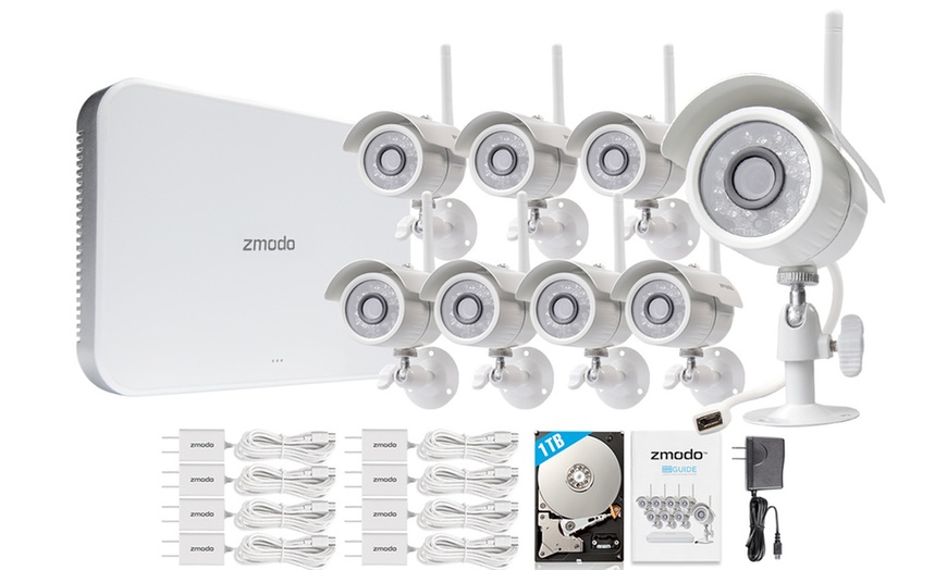 zmodo 8 channel 1080p wireless nvr system