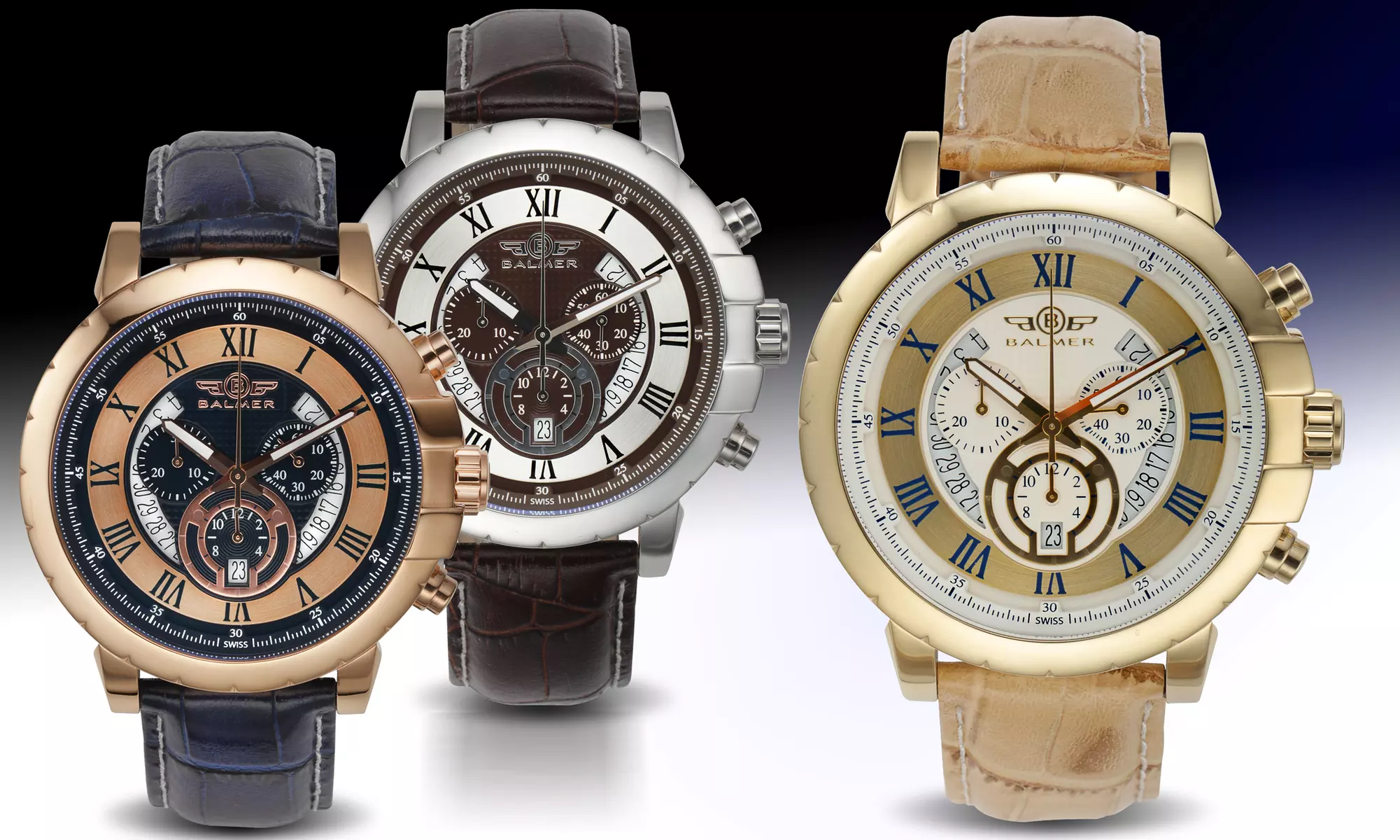 Balmer Swiss-Made Atalante Collection Men's Chronograph Watch - Primary Image