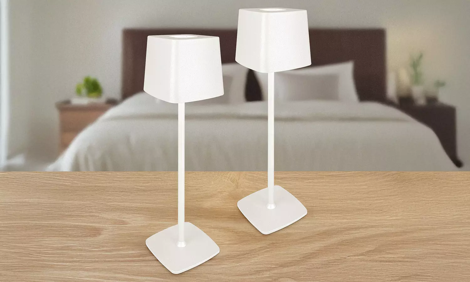 Lot de 2 lampes LED design moderne