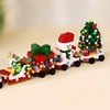 Image 1: Kit de micro-briques thème Noël - Le train festif (1638 pièces)