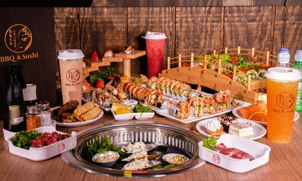 All You Can Eat for 1 Person - Backstreet BBQ and SUSHI