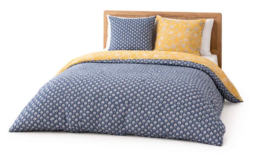 Image 3: Set di biancheria da letto reversibile in 100% cotone