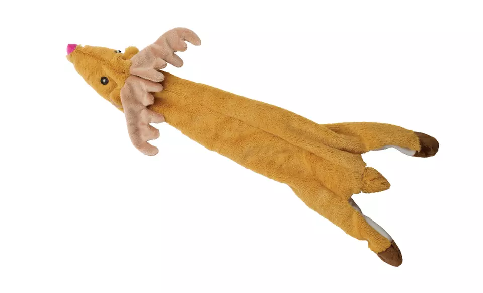 Skinneeez Reindeer 20" Dog Squeak Toy. Free Returns. - Primary Image