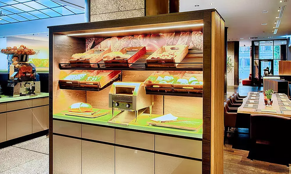 Frühstücksbuffet inkl. 1 Glas Sekt für 2 oder 4 Personen