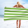 Image 15: Single Jersey Striped Summer Beach or Bath Towel