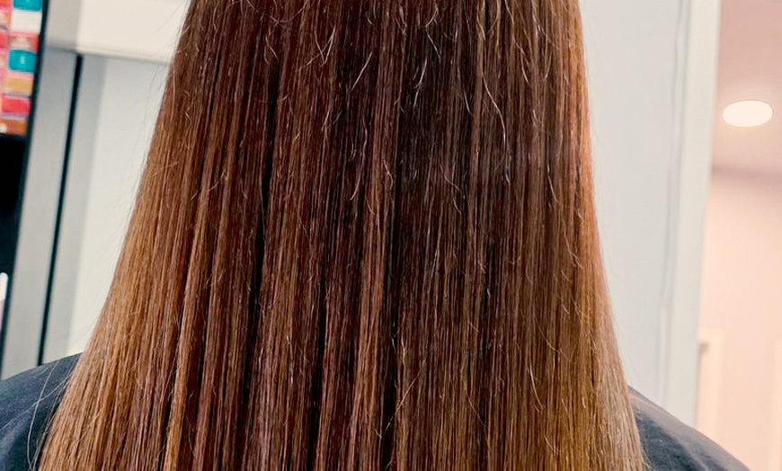 Image 1: Transform Frizzy Hair with Keratin Treatment and Optional Haircut