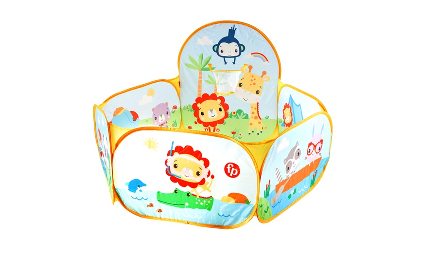 Image 5: Fisher Price Kids' Portable Sports Ball Pit 