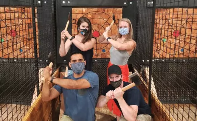 One-Hour Private Axe-Throwing Session for Four, Six, or Eight at Celtic Axe Throwers (Up to 51% Off) - Primary Image