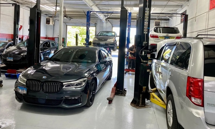 Image 1: Full Synthetic Oil Change & 25-Point Maintenance Check 
