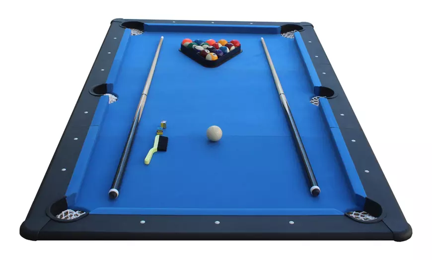Image 7: Modulaire 3-delige pooltafel met accessoires