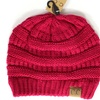 Image 19: Cheveux Corp. Women's Solid Classic CC Beanie