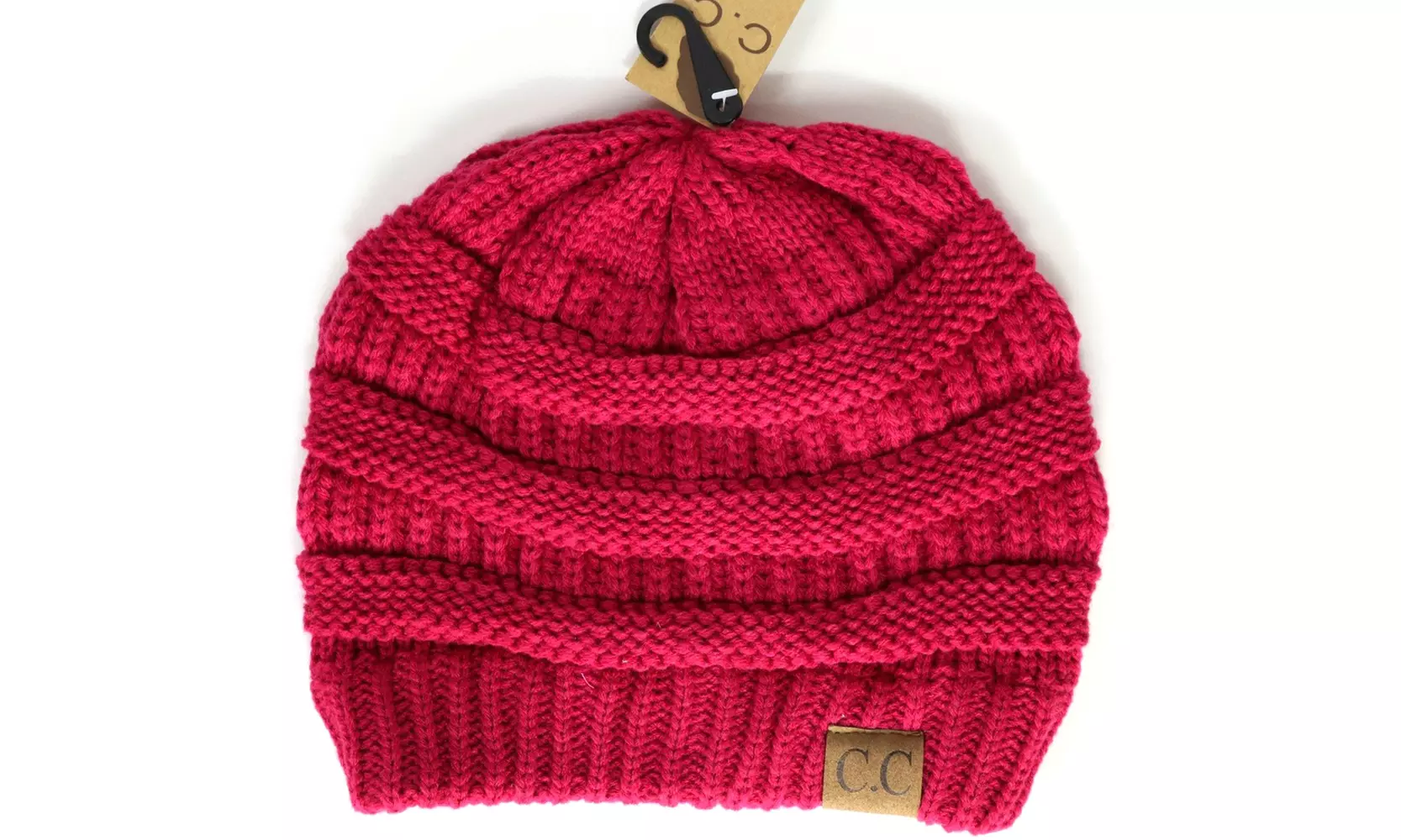 Cheveux Corp. Women's Solid Classic CC Beanie