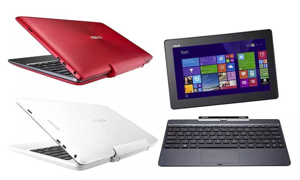 ASUS Transformer Book 10.1" 2-in-1 Quad-Core Tablet with Keyboard Dock & Windows 8 - Primary Image