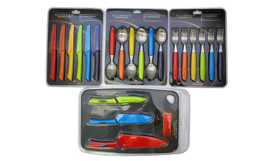 Image 5: SCANPAN Multi-Colour Cutlery Set