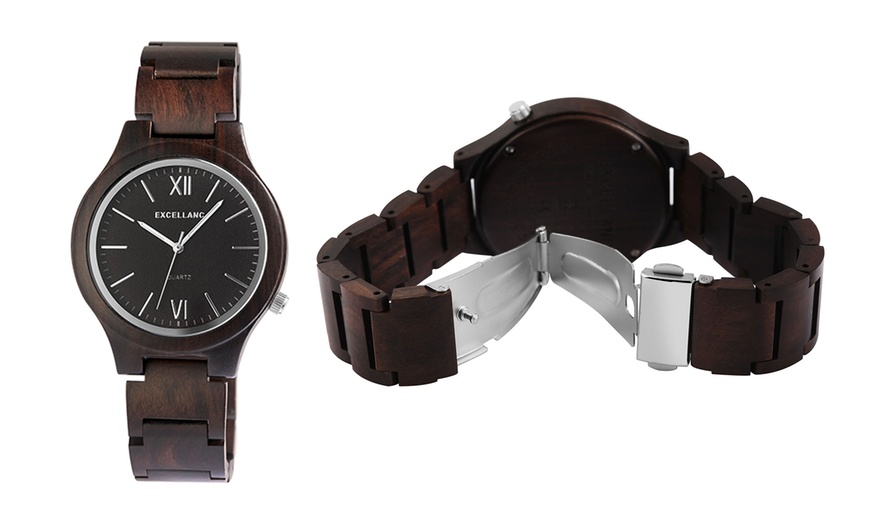 Image 6: Montre-bracelet en bois Excellanc