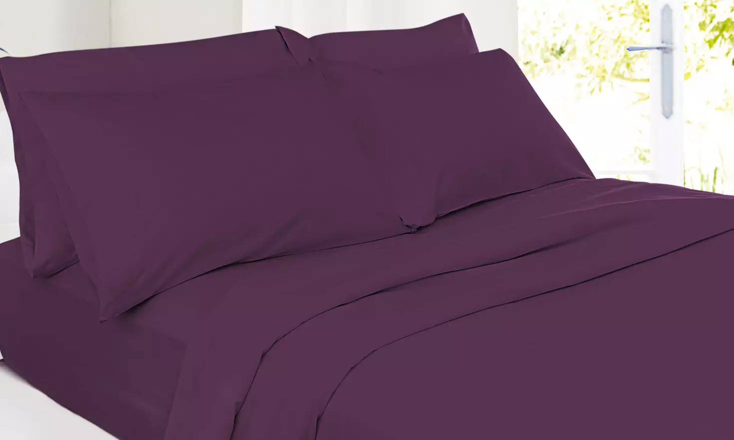 Nestl 7 Piece Split King Bed Sheet Set - Extra Deep Pocket Split King Sheet Set