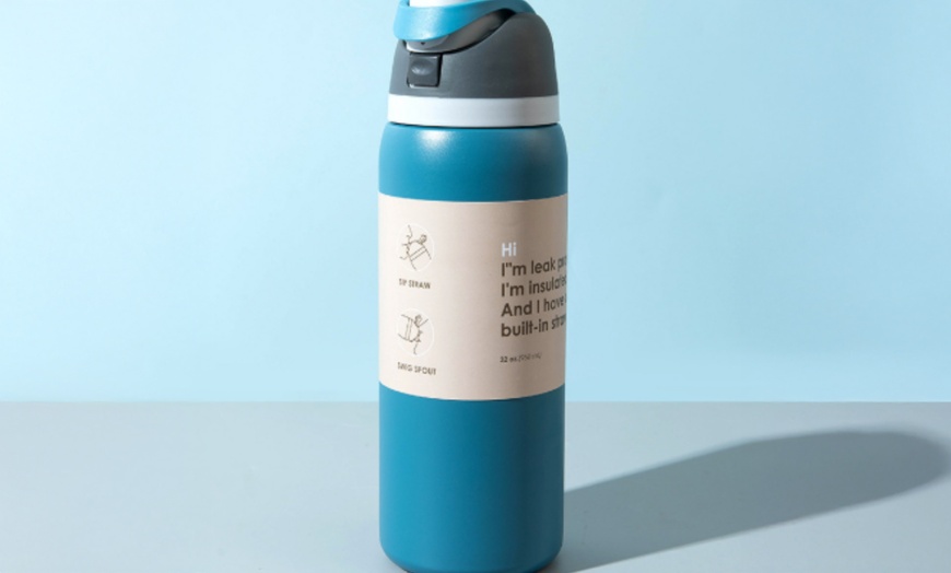 Image 7: 24-Ounce Insulated Stainless Steel Water Bottle