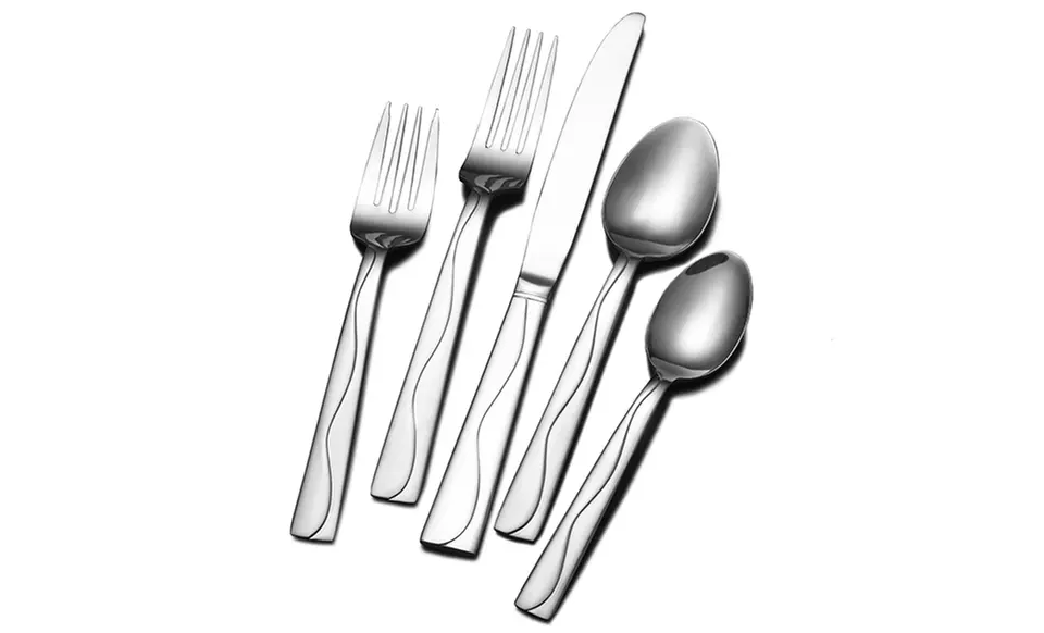 Towle Everyday 20-Piece Flatware Set. Multiple Designs Available. Free Returns. - Second Medium