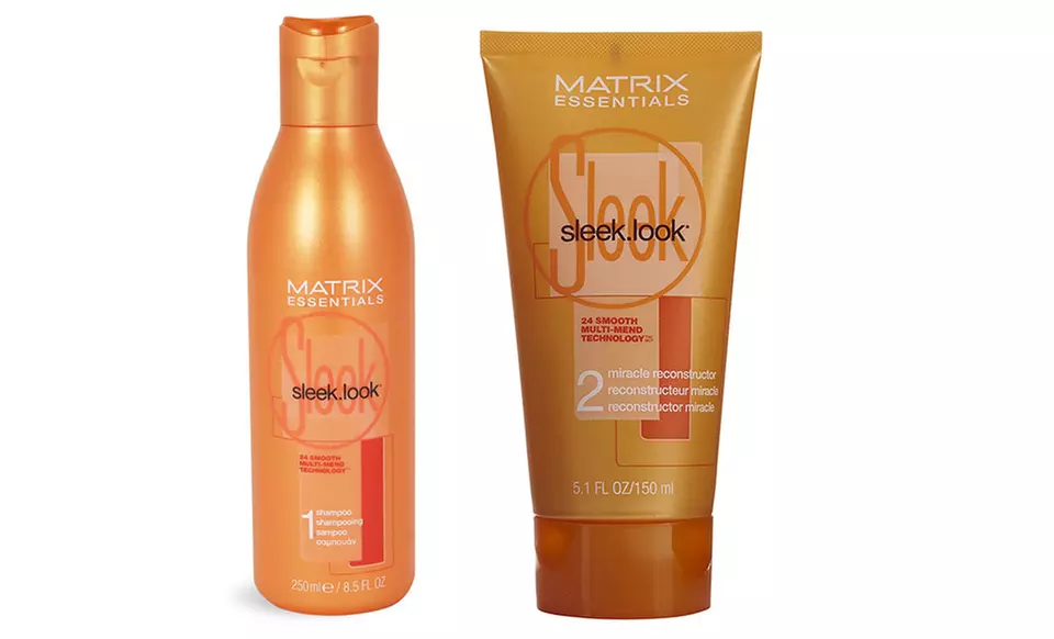 $19.99 for Matrix Sleek Look Smoothing Shampoo and Miracle Reconstructor Conditioner ($33.99 List Price). Free Shipping. - Primary Image