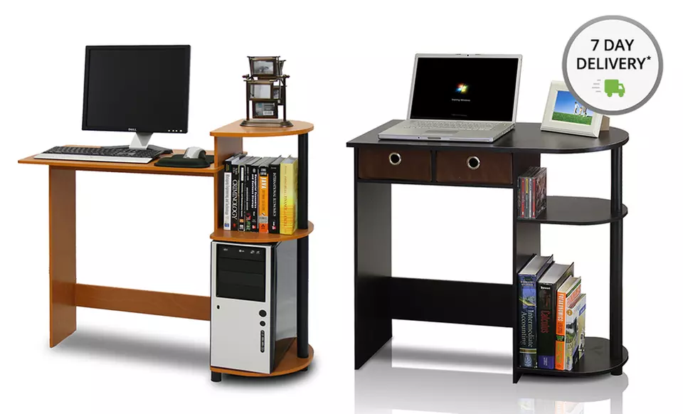 Furinno Laptop Computer Desks. Multiple Designs and Colors from $32.99–$39.99. Free Returns. - Primary Image