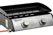 Outsunny Portable Tabletop Gas Plancha Grill with Two Stainless Steel Burner - Image 3