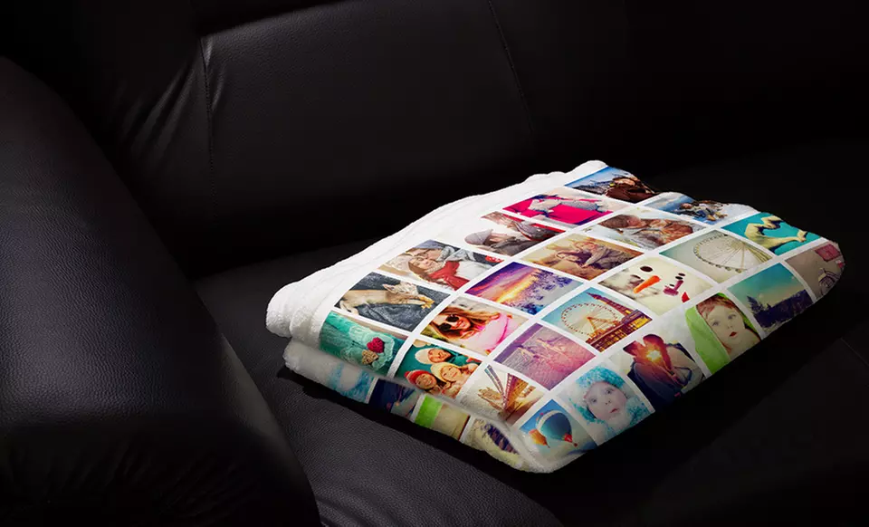 Custom Faux-Mink Photo Blankets by Printerpix. Three Options Available. - Second Medium