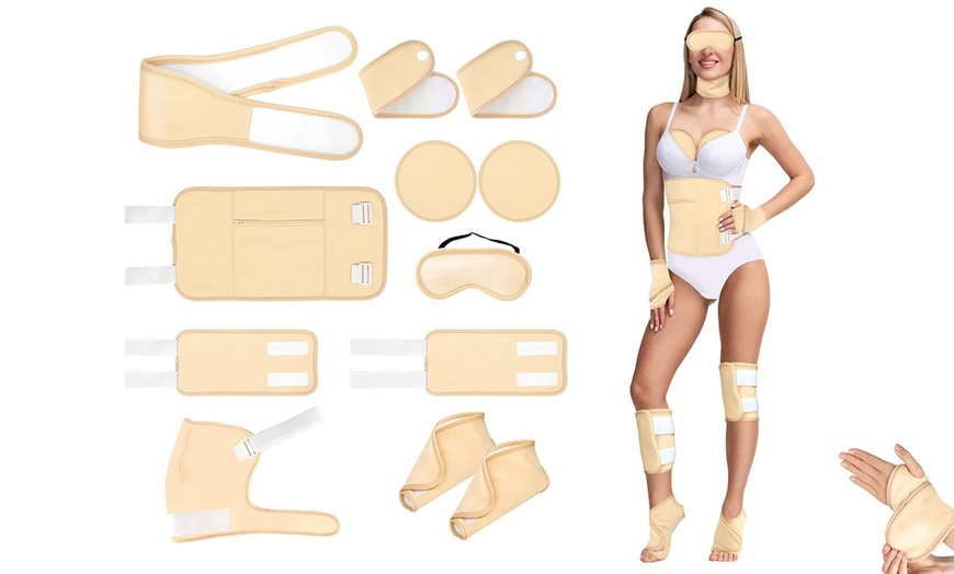 Image 1: 12er-Set wiederverwendbare Rizinusöl-Wickel