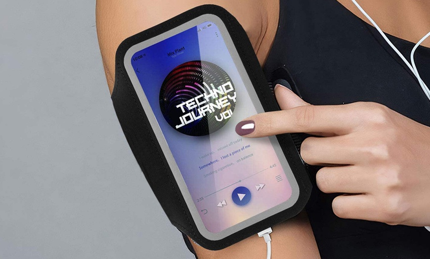 Image 9: Sport Armband Phone Holder with Adjustable Strap: 1 Pcs; FREE SHIPPING
