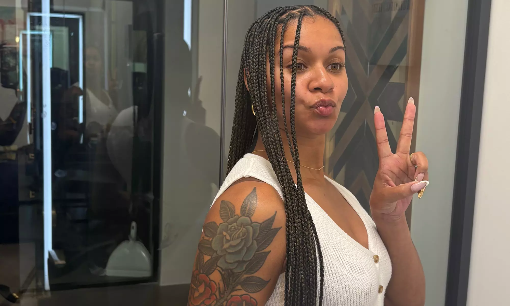 Experience Braids Of Honor's Box, Knotless, Senegalese, Bohemian, and Feed-in Braids (Up to 30% Off) - Second Medium