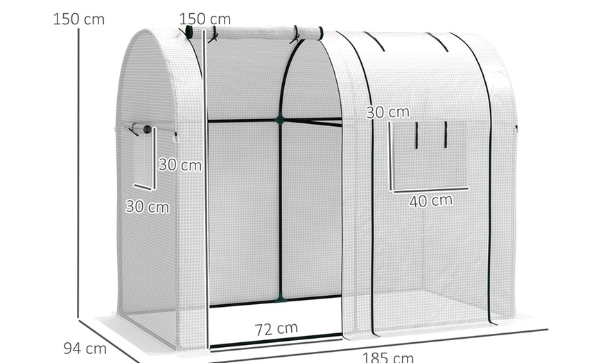 Image 21: Outsunny Mini Greenhouse