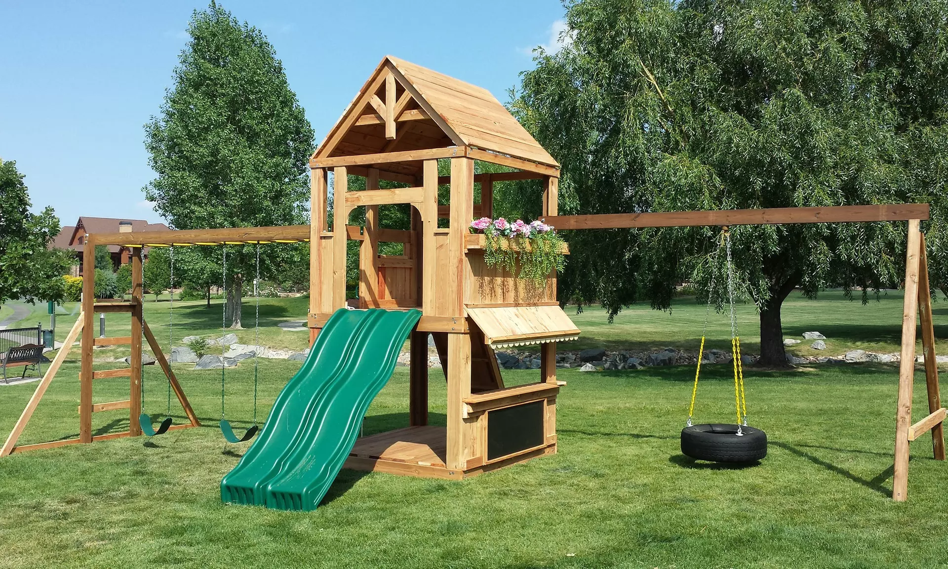 $250 for $440 Toward a Custom Swing Set or Clubhouse at Jonrie Designs, LLC - Primary Image