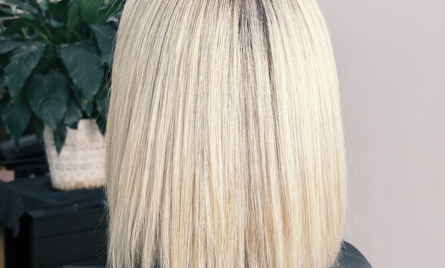Image 9: Polished and Sleek: Haircut, Blowout, Gel Mani and Keratin Treatment