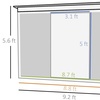 Image 16: Outsunny Steel Garden Shed, Weather-Resistant with Lockable Doors