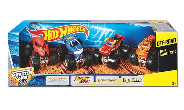 hot wheels monster jam tour favorites