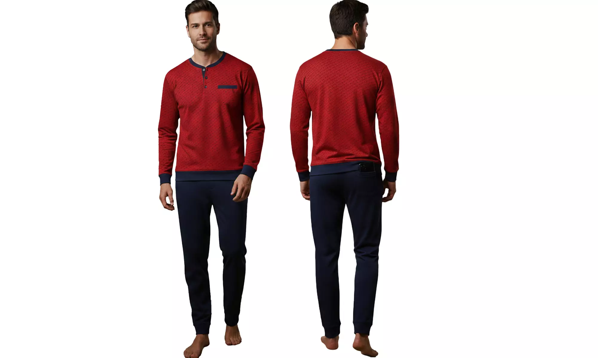 Pigiama da uomo in cotone Sergio Tacchini