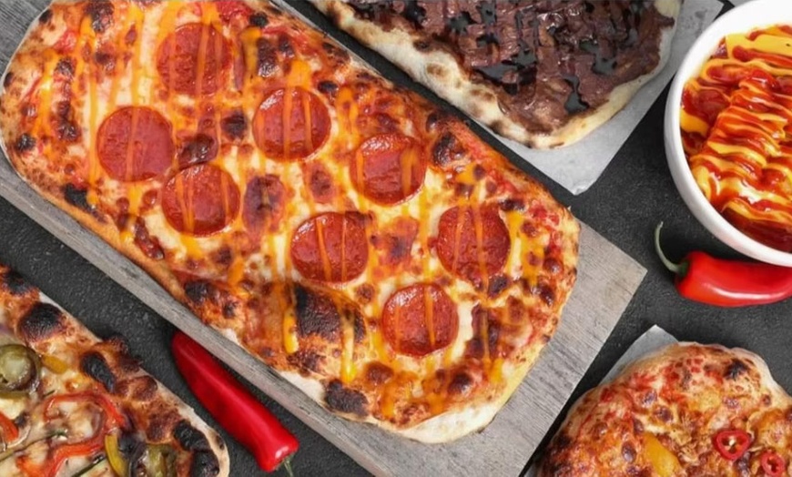 Image 2: Enjoy Two Sicilian Pizzas with Soft Drinks for a Shared Meal