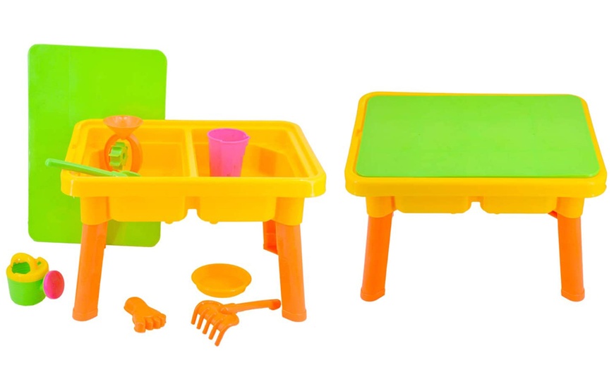 Image 7: Sand and Water Table Collection with Accessories and Lids