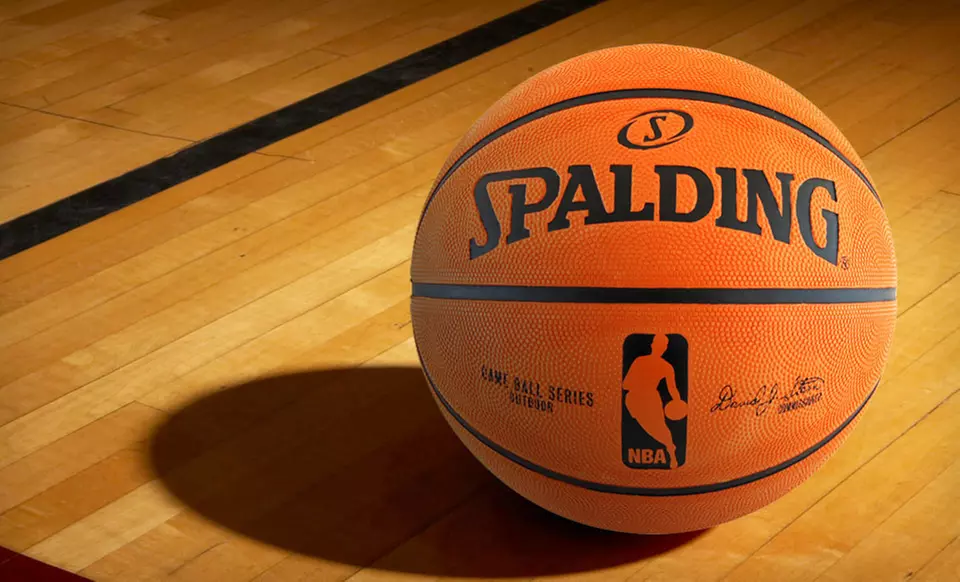 $10.99 for a Spalding NBA-Replica Rubber Outdoor Basketball ($19.99 List Price). Free Returns.  - Primary Image