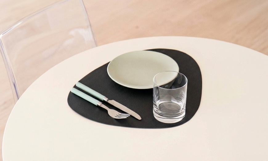 Image 13: Set di 4 tovagliette americane in similpelle