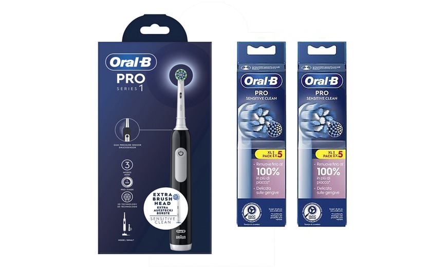 Image 7: Brosse à dent électrique Oral-B avec 5 ou 10 têtes de brosses