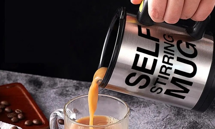 Image 6: Tasse à café auto-mélangeuse intelligente en acier inoxydable