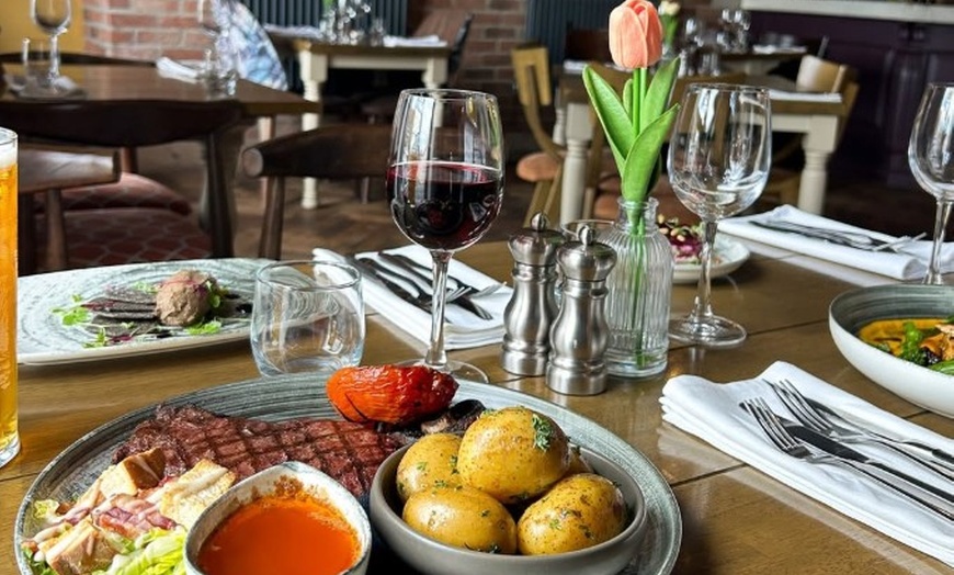 Image 1: Deluxe Steak Frites Experience for Two or Four with Optional Wine