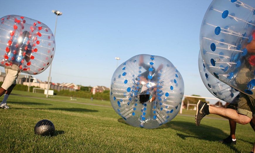 Image 2: Group Bubble Soccer 