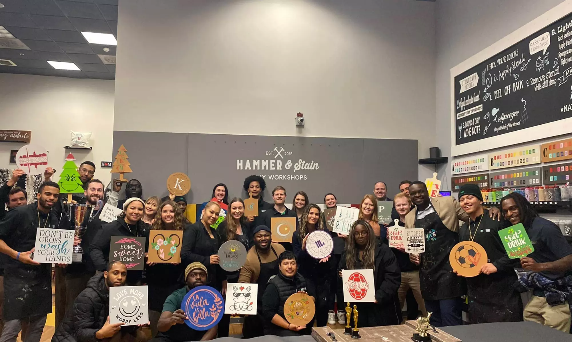 Up to 22% Off DIY Crafting Workshops - Hammer & Stain Rockville