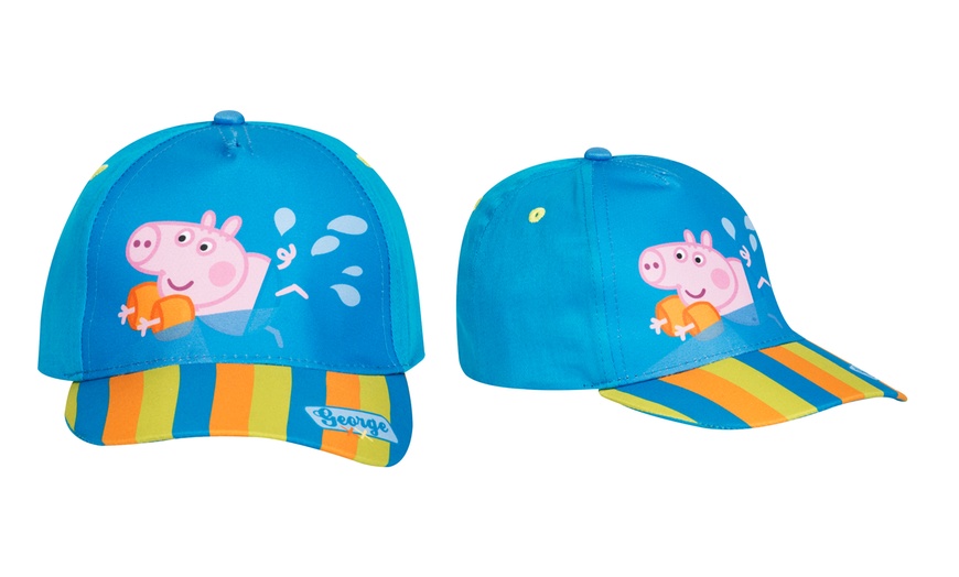 Image 3: Baby Peppa Pig Sun Caps